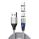 Magnetic Nylon USB Fast Charge Cable - 2M
