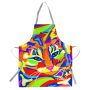 Flora Cat By Picatso Medium Length Apron