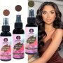 Inyou Lace Tint Spray For Hair Extensions: Perfect Match For Your Skin Tone - Dark Brown Light Brown Medium Brown