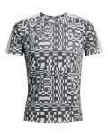 Men's Ua Speed Stride Printed Short Sleeve - Halo Gray XL