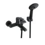 Bath Mixer Magenetite With Handshower Black