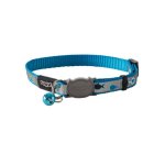 Rogz Catz Reflecto Cat Collar - X Small Blue Fish