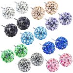 Blomdahl Titanium Earrings Crystal Ball