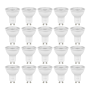 5W GU10 LED Bulbs 6500K Daylight With GU10 Lamp Holder - 10 Pack