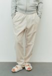 Linen-blend Joggers - Light Beige