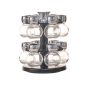 12 Bottle Spice Jars Double Layer Rotating Seasoning Set Nordic Style