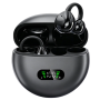 Bluetooth Earbuds 5.4 Clip-on Wireless Headphones With LED Display