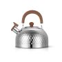 Stainless Steel Whistling Kettle Wood Pattern HANDLE-3L