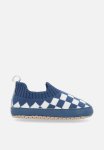 PoP Candy Checker Board Slip On Sneakers - Blue & White