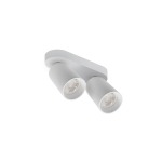 Flip All Over Twice Aluminium Spotlight Black White - Black