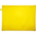 Croxley Bright Pvc Neon Book Bags Yellow - Each
