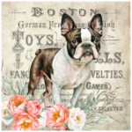 BOSTON FSC2387 Printed Panel Terrier