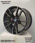 18" Bmw Fitment Alloy Rims 8J Front 9J Rear 5 120 Pcd