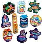 Elementary Student Young Readers Builder Brag Tag Value Pack: 100 Tags 10 Tags For Each Design