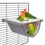 Bwogue Winter Warm Bird Nest Bed Hanging Hammock Snuggle Hut Parrot House Tent Toy Bird Cage Perch For Parakeet Budgies Cockatie