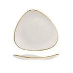 Stonecast - Barley White - Triangle Plate - 26.5CM 12 - CC-SWHS-TR10.1