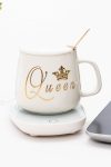Smart Ceramic Coffee Warming Coaster 4 Piece Heated Mug Set