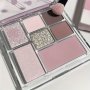 7 Colors Eyeshadow Palette Brown Pinkish And Coffee Color Eyeshadow Low Saturated Blush Highlighter Makeup Palette Sparkle Glitter Brightening Eye Makeup For Music Festival