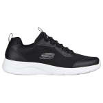 Skechers Men's Dynamight 2.0 Road Walking - Black white - UK8