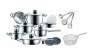 Smte 21-PIECE Limited Edition Stainless Steel Induction Ready Cookware Set With Keychain