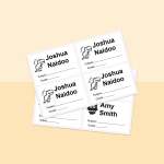 Book Labels - Zulu Pack Of 52