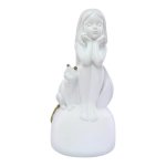 Sitting Girl & Cat Figurine 18CM