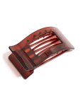 Tortoiseshell Flat Rectangle Claw Clip