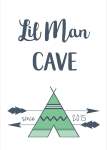 Lil Man Cave - Acrylic Wall Print - 600MM X 600MM