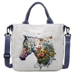 Floral Horse Shoulder Bag HSB8