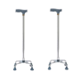 Large Four-legged Adjustable Anti-slip Cane For The Elderly - 2 Pack