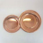 Metallic Rose Gold Side Plates - Factory Plaza