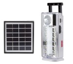 Rechargeable LED Emergency Light 5W White & Solar Panel