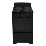 4 Plate Stove Black