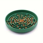 1PC Silicone Dog Slow Feeder Bowl Anti-choking Dog Puzzle Food Bowl Snack Plate With Non-slip Suction Cups
