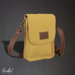 Greshin Canvas & Leather Crossbody