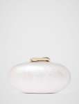 Patty Oval Pearl Hardcase Clutch - 0 Pearl
