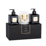 Black Gold Soap Lotion & Candle Boxed Set