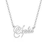 CNE103725 - 925 Sterling Silver Name Necklace Available In Silver Gold & Rose Gold