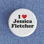 I Love Jessica Fletcher Badge magnet