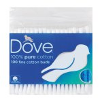 Dove Cotton Buds In Bag 100'S