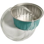 Foil Green Cup Base With Lid 20 Pack