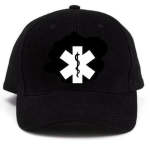 6 Panel Alloy Cap With Embroidered Star Of Life