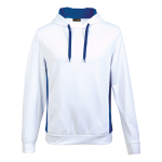 Track Hooded Sweater Sw-trac White-royal XS