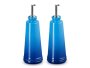 Le Creuset Angular Stoneware Oil & Vinegar Carafes Set Of 2 Azure