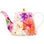 Maxwell & Williams Maxwell And Williams Dahlia Daze Teapot With Infuser 1L Pink