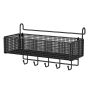Adhesive Bedside Hanging Storage Basket For Dorm Beds