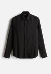 Regular Fit Textured Shirt - Black