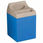 Complete Plastic Recycle Battery Bin – Modulus – 33 X 33 X 66CM – Colour Options – Recmdbbbe