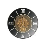 LED Marco Map Moving Cogs Wall Clock E94