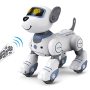 Mdgzy Remote Control Robot Dog Toy Programmable Smart Robot Dog For Kid Interactive Dancing Walking Singing Stunt Robot Dog Educational Toy Ai Robot D